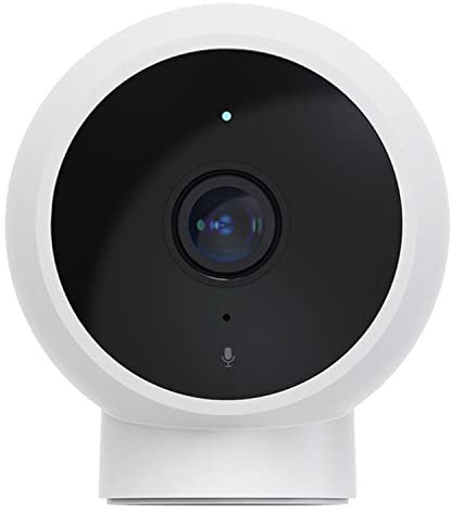 Xiaomi Mi Camera 2K Support magnétique pour appareil photo, qualité d'image 2K ultra claire, vision nocturne infrarouge, appels vocaux bidirectionnels, détection de mouvement, commande vocale