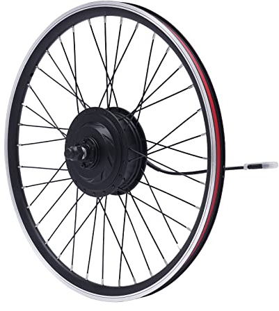 Esyogen 24 Zoll Elektrische Fahrrad Motor Kit Vorderrad 36V 500W E-Bike Umbau Kit E-Bike Radfahren Nabe Umwandlung Dual Mode Controller,max.Geschwindigkeit 30-35KM/H
