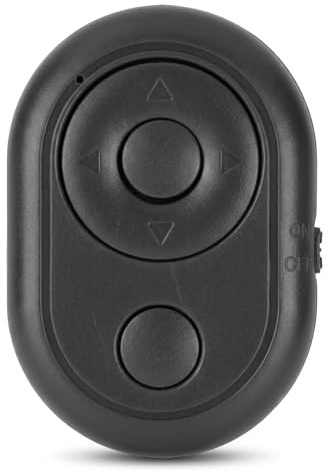 Bluetooth-fjärrkontroll Page Turner, Fingertop Page Turner Telefonkamera Videoinspelningsfjärrkontroll för Smartphones Surfplattor, Support Short Video APP (Svart)