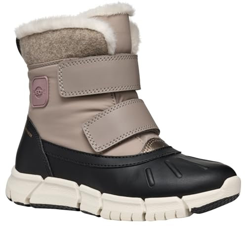 Geox JUNIOR J FLEXYPER GIRL B AB HYBRID DK BEIGE/BLACK 38_EU