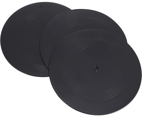 SEWOART 10 Stück Vintage 7-zoll Vinyl Schallplatten Wanddeko Schwarz Für Retro Musikzimmer Und Bar Dekoration
