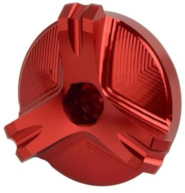 VTSGBLS Motorrad Tankdeckel Für Y&amaha MT01 MT03 MT25 MT07 MT-07 FZ07 MT10 R1 R125 R25 R3 R6 FZ1 FZ6 FZ8 Motorrad-Öleinfülldeckel-Abdeckkappe(Rot)