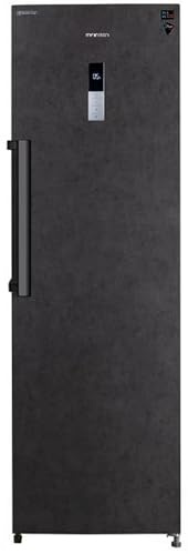 INFINITON Frigorifico Una Puerta CL-A185N, 375 Litros, 185 cm de Altura, No Frost, Fast Cooling, Iluminación LED, E, Negro