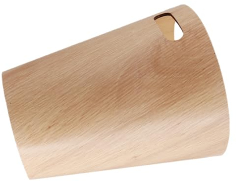 Sosoport Cubo de Basura de Madera Beige Gran Capacidad y Fácil de Limpiar, Diseño Japonés Minimalista para Uso en Oficina y Hogar