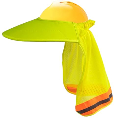 Protección solar para casco de seguridad | Protector de cuello ajustable - Anti-UV transpirable ajustable para cara cabeza jardinería pesca actividades al aire libre