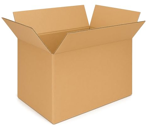 15 Scatole Trasloco 40X25X20 a Doppia Onda in Cartone Avana, Cartoni per Traslochi e Spedizione per Casa e Ufficio, Made in Italy