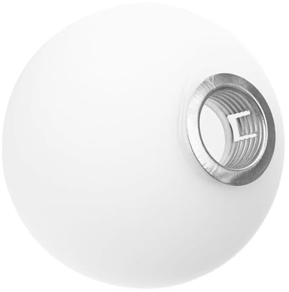 SEWACC 12cm Diameter Frosted Milk White Globe Glass Lampshade Replacement Cover for G9 Pendant Light Ceiling Lamp Fixture Indoor Decorative Shade