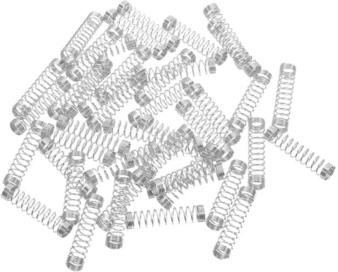 EXCEART 50pcs Ressort de Stylo à Bille en Acier Inoxydable pour Rentrée Scolaire Ressort de Rappel du Stylo Compact Compression Stable pour Bille et Recharges Gel