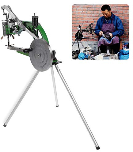 Máquina de Coser Manual para Cuero y Lona, 360 Grados Rotación, para Reparación de Zapatos y Artículos de Cuero