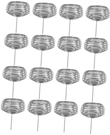 DECHOUS 16 Pezzi Cestini Per Fertilizzante Bonsai in Acciaio Inox Fertilizzante Per Fiori Cestino in Rete Scatola Portatile Per Per Piante in Vaso Orchidee E Bonsai L