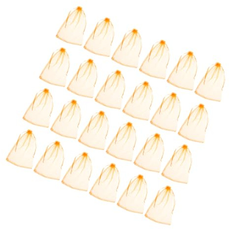 HEATSHAKING 100stücke Kleine Netzbeutel Aus Organza Für Schmuck Geschenke Süßigkeiten Mit Kordelzug Transparente Aufbewahrungsbeutel Für Hochzeit Party Und Reise