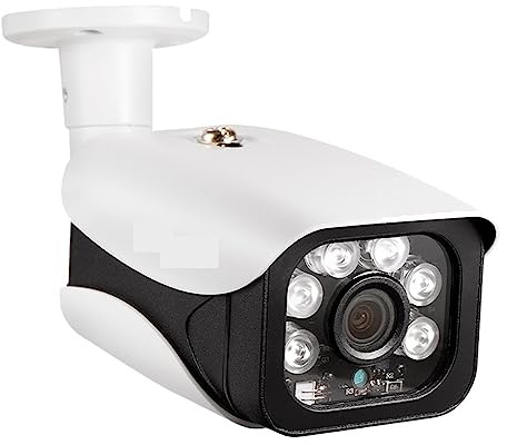 CSDASW Telecamera IP 8MP 4K Telecamera di videosorveglianza for Esterni H.265 CCTV Array for Visione Notturna IR 4MP Poe(3.6mm,Super 4MP Poe)