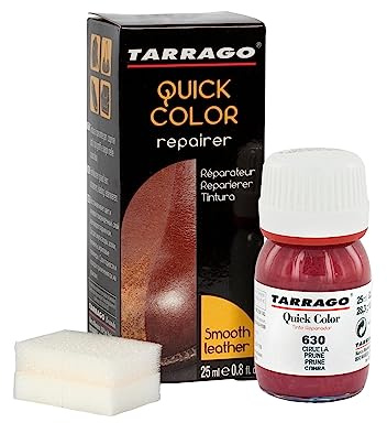 Tarrago, Crema colorante per Scarpe Quick Color, Unisex, 25ml, Viola (Purple (Prune 630)), M-L