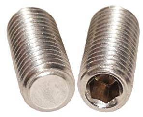 Tornillos prisioneros M3 x 5 con hexágono interior y cabeza cónica, 25 unidades, ISO 4026 A2, acero inoxidable