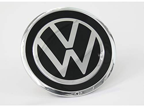 Volkswagen 1S0601149JFOD Radzierkappe (1 Stück) Radkappe Nabenkappe Felgendeckel schwarz/chrom