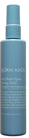 BJORN AXEN Salzwasser Spray 150ml Starker Halt Haarspray Texturisierend für Beach Waves Styles Matte Finish UV Schutz für langes oder kurzes Haar