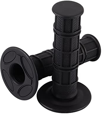 WOOSTAR 22mm 7/8 Goma Acelerador Empuñadura Reemplazo para XR 50 KLX SSR Pit MX CRF150F CRF230F CRF250F CRF450F ATV 4 Wheeler Pocket Moto Bike Quad Pit Dirt Bike Negro Paquete de 2