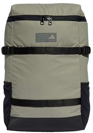 adidas Unisex Hybrid Backpack, Silver Pebble/Black/Grey Three, One Size