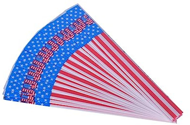 Baluue 15stücke Schrumpfaufkleber Mit Amerikanischer Flagge Streifen-design Lange Aufkleber Für Pfeile Hitzeaktivierbar Bogenschießen Zubehör