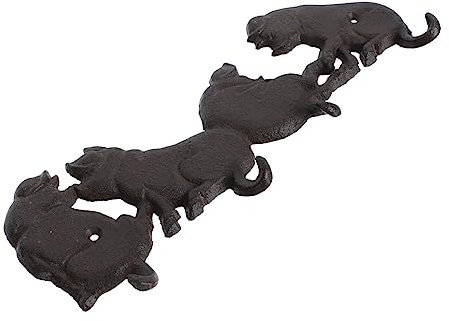 MAGICLULU 1stk Vintage Country Ruderhaken Wandhaken Für Schweine Schlüsselanhänger Kleiderbügel Bauerngarderobe Metall Wandkunst Schlichte Hüte Retro-hut Ländlich Kleiderablage Eisen
