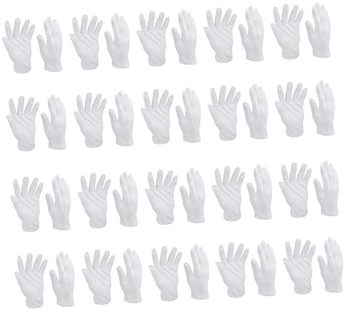 Homoyoyo 24paare Arbeitshandschuhe Aus Baumwolle Komfortable Schutz-handschuhe Für Arbeiten Und Inspektionen Robust Und Langlebig Für Heimwerker Und Industrienutzung