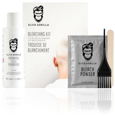 Slick Gorilla Kit sbiancante, biondo, schiarente permanente, tintura permanente per capelli biondi
