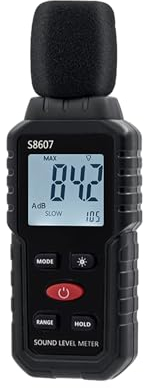 Mcbazel Dezibel Messgerät, Digital Schallpegelmessgerät, Schallpegelmesser mit LCD-Display, Mess 30dBA-130dBA