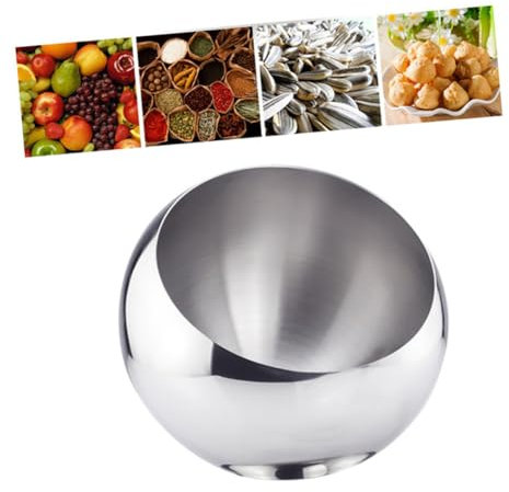 HOLIDYOYO Ciotola in Inossidabile Per Condimenti e Ciotola Per Salse Per Ristoranti Facile e Resistente Temperature Estreme