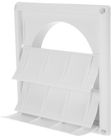 Gatuida Cubierta de Ventilación Exterior para Aire Rejilla de Ventilación Plástica de Pared Compatible Aire Acondicionado y Extractores de Cocina