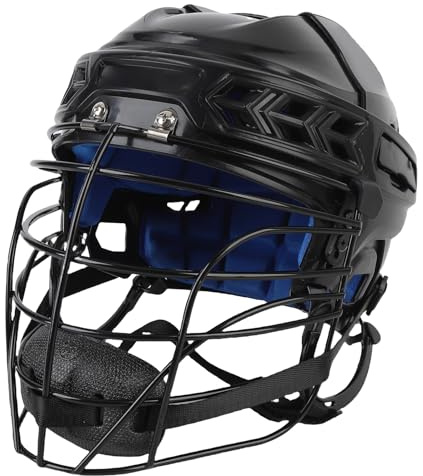 Keenso Hockey -Helm -Kombination mit Gesichtsmaske für Sportausrüstung (M)