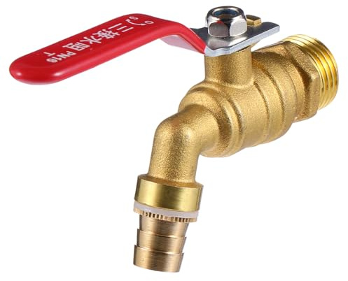 Angoily Brass Hot Water Faucet for Boiler Single Handle High Temperature Resistant Tap Valve with Smooth Polished Surface Easy Installation and Leak-Resistant Dispensing for Tea Stove and