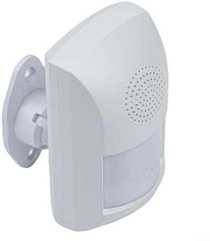 Détecteur de mouvement PIR programmable pour plate-forme Tuya 110 dB sirène et lumière rouge clignotante plusieurs modes d'alarme double mode télécommande application contrôle programmé nuit armement