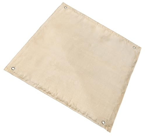 AMUSLESUR Fireproof Blanket Fireproof Mat for Camping Fiberglass Heat Resistant Sturdy Portable Fire Suppression Pad Protective Fire Blanket for Camping Trips