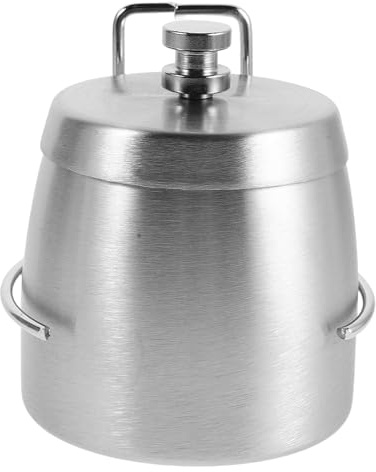 TOMETURE Wall Mounted Ashtray with Lid, Stainless Steel Cigarette Bin, Smoking Receptacle with Hanging Rack for Home Office Hotel Kitchen Bar Restroom Bathroom