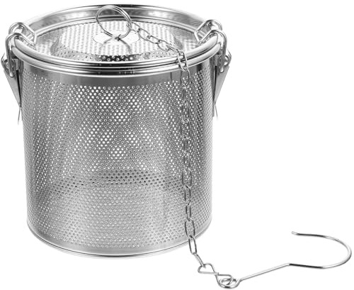 ULTECHNOVO Colador de Condimentos de Acero Inoxidable Portátil Filtro a Prueba de Fugas para Especias en Cocina, Infusor Compacto para Olla y Guisados