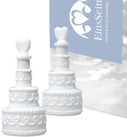 EinsSein 96x Bolle di Sapone Matrimonio | Wedding Bubbles Set Bianco per Sposi Nozze Festa Compleanno Party Favor Decorazioni