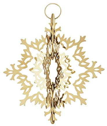Georg Jensen Tree Topper Eisblume - Gold plattiert von Sanne Lund Traberg