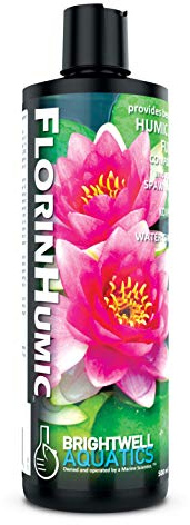 Brightwell Aquatics FlorinHumic – Enhances Plant Nutrients & Fish Spawning in Ponds & Water Gardens, 500 ml