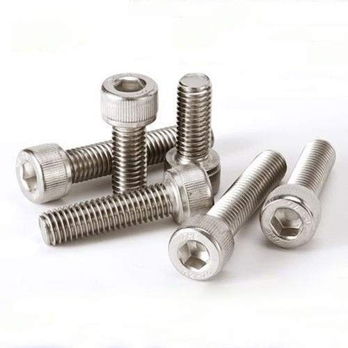 L-MEIQUN, M7 Inbusschrauben Hex Zylinderschraube Schraube Sicherungsmuttern Sechskantschrauben 16-30mm Länge Weiß (Größe : M7 x 20mm (5Pcs))