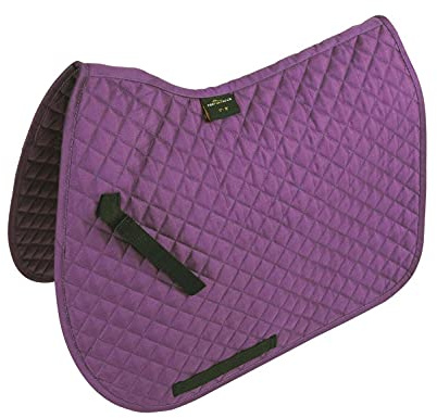 Performance - Tapis de selle pour chevaux LITE (38,1 cm - 41,91 cm) (Prune)