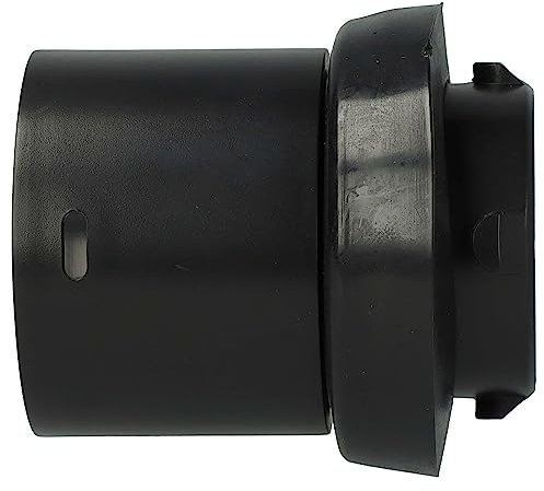 vhbw Schlauch-Adapter 32 mm kompatibel mit Electrolux Lux Royal, LuxRoyal, UZ932, UZ930 Staubsauger, Staubsaugerschlauch - Anschlussadapter, Schwarz
