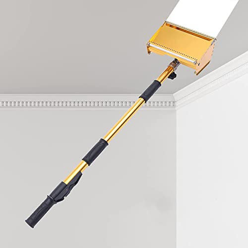 CGLYYDS Drywall Flat Finishing Werkzeuge,Drywall Flat Finishing Werkzeuge,9.8 Trockenbau-Taping &Flat Finishing Set mit 98-180cm Griff Verstellbaren,Schnell-Teleskopschalter