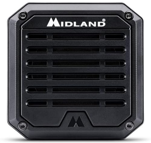 Midland - AU50 XTREME Altoparlante Esterno 20W per Radio CB, Veicolari e Marittime, IP67 Resistente a Urti, Polvere e Acqua - Accessorio CB Radio con Staffa e Cavo Inclusi, 142 x 129 x 110 mm