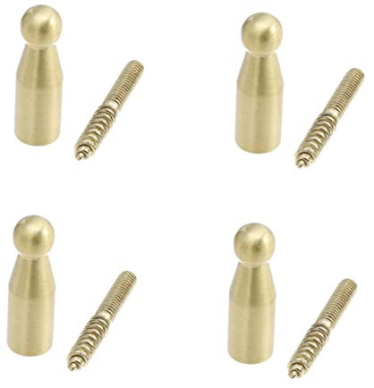 UKCOCO 4stücke Messing Wandhaken Einzeln Haken Für Küche Badezimmer Garderobe Handtuch Mantel Kappe Praktisch Und Langlebig Langlebiger Wandhaken Für Tür Garderobenbereich