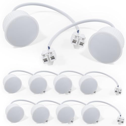 ADAKAT Pack de 10 Bombillas LED de 3 W, Blanco Cálido 3000 K