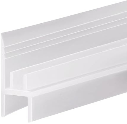 3M/10M Duschdichtung, Dichtung Transparent für 10mm Glastür Duschwand Badewanne Duschkabine Wasserabweiser Schwallschutz Duschdichtungen für Duschtüren (3m*10mm)