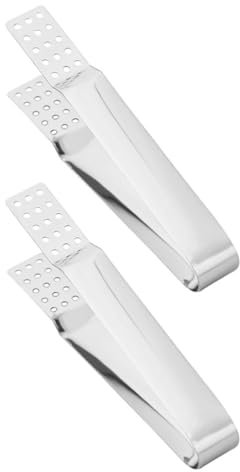 Alipis 2pièces Pince à Thé Inoxydable Pince Mini Multifonction Résistante Chaleur Pour Sachets Et Petite Nourriture Outil Sûr Pour Extraire Thé Et Infusion