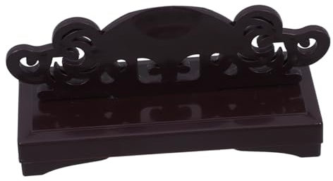 STOBAZA Folding Fan Stand Sturdy Plastic Fan Display Base for Home Office Desktop Use