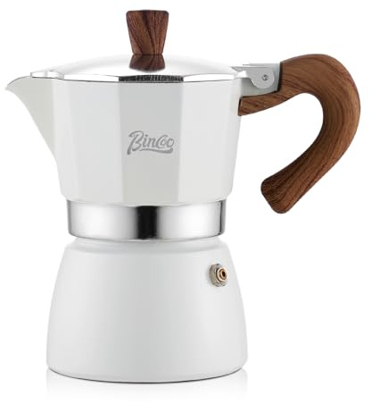 Bincoo Espresso Maker Stovetop,Camping Moka Pot 2 Cup/120ML,Stove Top Espresso Italian Coffee Maker,Easy to Use