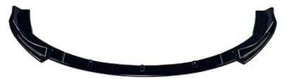 FZCSIMR Auto-Frontspoiler Frontstoßstange Lippe Spoiler MT&ech Splitter Diffusor Bodykit Tuning Upgrade Für 5er E60 E61 2004 2005 2006 2007(Schwarz)